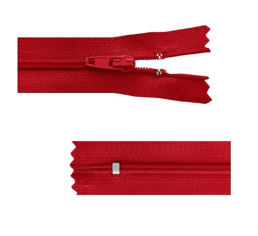 Fermeture à glissière Rouge