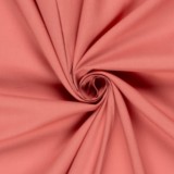 Cretonne de coton Corail