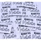 Etiquette Hakuna Matata