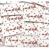 Etiquette La vie est belle
